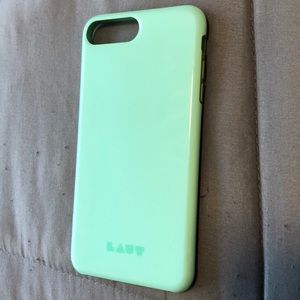 Teal and Green iPhone 8 Plus phone case